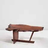Mira Nakashima, Free-form dining table with 'Holtz' base