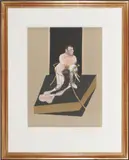 Francis Bacon, Portrait of John Edwards, from Triptych (after, Triptych 1986-1987) (S. 6, T. 22), 1986-1987, Etching and aquatint in colours, on Arches paper, with full margins