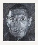 Chuck Close, Zhang Huan II, 2013, Monumental screenprint in colours with airbrush, on Lanaquarelle paper, with full margins