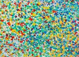 Kew, from Veils (H4-6) by Damien Hirst, 2020, Giclée print in colours, flush-mounted to aluminium with metal strainer on the reverse (as issued), sold Jun 2024