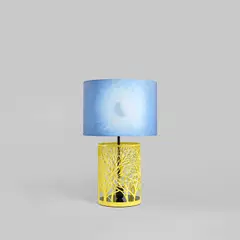 Scott Kahn, Autumn Moon, 2022, Mixed media sculptural lamp