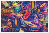 Yuxing Huang, Treasures of the Metaverse, 2022, Screenprint in colours, on wove paper, with full margins