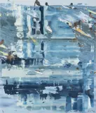 Michael Kagan, Critical Mass, 2021, Screenprint in colours, on Somerset Satin paper, the full sheet