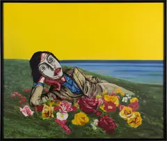 Untitled (Reclining Figure) by Zeng Fanzhi, 1998, Lithograph in colours, on wove paper, the full sheet, sold Jun 2024