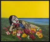Zeng Fanzhi, Untitled (Reclining Figure), 1998, Lithograph in colours, on wove paper, the full sheet