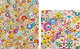 Poporoke Forest; and Flower Smile by Takashi Murakami, 2011; and 2018, Two offset lithographs in colors, on smooth wove paper, the full sheets, sold Jun 2024