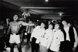 Chris Smith, Ali and The Beatles, 1964, Gelatin silver print, printed later, mounted