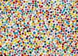 5581 I Never Knew Him, from The Currency by Damien Hirst, 2016, Unique enamel painting in colours, on handmade paper, contained in the original black card box, sold Dec 2024
