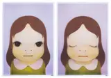 Yoshitomo Nara, Cosmic Girls, 2008, The pair of offset lithographs in colours, on smooth wove paper, with full margins