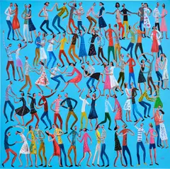 Kitti Narod, Untitled, 2018, acrylic on canvas