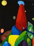 Glendon Cordell, Out of This World, 2019, acrylic on canvas