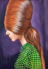 Ángeles Agrela, Eire, 2019, acrylic and pencil on paper