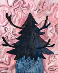 Green Master 63 by Yuichi Hirako, 2020, acrylic on canvas, sold Apr 2024