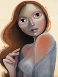 Tania Marmolejo, For Your Eyes Only, 2017, oil on wood