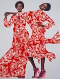 Emmanuel Taku, High Arms, acrylic on canvas