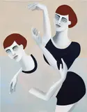 Rebecca Brodskis, État d'âme, 2021, oil on linen