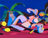 Jonathan Chapline, Still Life IV, 2018, acrylic on paper