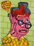Peter Saul, Self Portrait with Haircut, 2003, lithograph