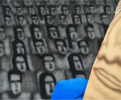 Gao Hang, An Asian Who is Shocked, 2021, oil on canvas