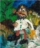 Matías Sánchez, EL PASEO DE LEÓN TOLSTÓI, 2020, oil on canvas