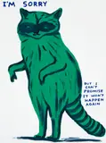 David Shrigley, I'm Sorry I Can't Promise It Won't Happen Again, screenprint in colours with varnish overlay, on Somerset paper, the full sheet