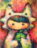 Shoko Nakazawa, City Burns, 2022, oil on canvas