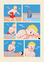 Joan Cornellà, Giayalp, 2020, acrylic on wood panel