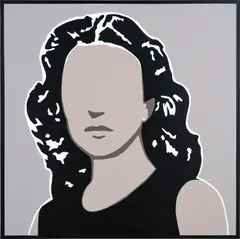 Adriana Oliver, A Picture of You 2, 2020, acrylic on linen