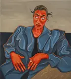Ania Hobson, The Devil On My Shoulder, 2022, oil on canvas