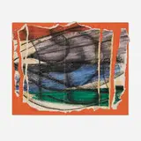 Yvonne Thomas, Untitled, 1975, acrylic, charcoal and paper collage on paper