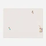 Andrea Bowers, Spectacular Appearances (Crowd in New York), 1997, colored pencil on paper