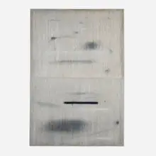David Lynch, Soft Shapes Behind a Veil, 1987, pastel on paper in two parts on Arches