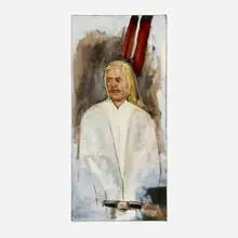 Axel Geis, Mann mit blondem Haar, 2007, oil on canvas