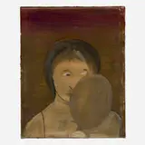 Norbert Schwontkowski, Frau mit Spiegel, 2006, oil on canvas