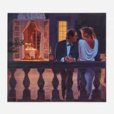 Jack Mendenhall, Couple on Terrace, 1981, oil on canvas