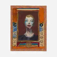 Exene Cervenka, Go, 2006, mixed media collage on board