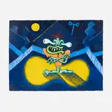 Gary Panter, Untitled, 1984, acrylic on paper