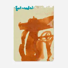 Julian Schnabel, Christ Entering Zihuatanejo, 1980, watercolor on paper