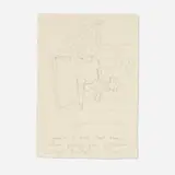Karen Finley, Untitled (from the Winnie the Pooh series), 1996, graphite on paper