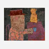John Altoon, Coffee Drinkers, 1953, oil on panel