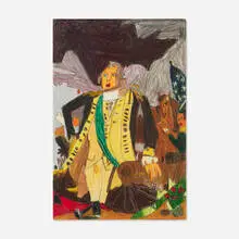 Helen Rae, Untitled (George Washington), 2000, colored pencil on paper