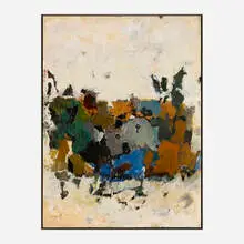 Henry Botkin, Untitled, c. 1954, oil on board