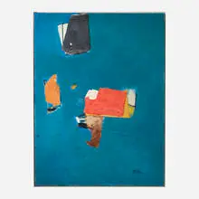 Henry Botkin, Jaina, 1976, collage and oil on panel