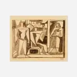 Roberto Burle Marx, Estudio - Painel Goiás X