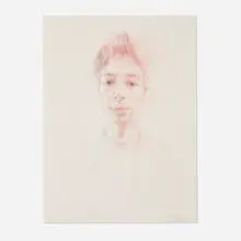 Vincent Valdez, Matthew, 2021, colored pencil on paper