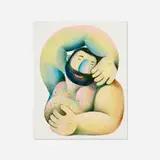 Carlos Rodríguez, Chromatic Man #9, 2021, oil on canvas