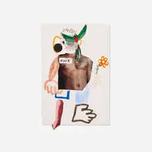 John Rivas, Untitled (NWK), 2020, mixed media collage on paper