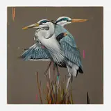 Frank Gonzales, Surveillance, 2013, oil on panel