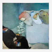 Elmar Rojas, Pescador de mujeres, 1977, oil on canvas
