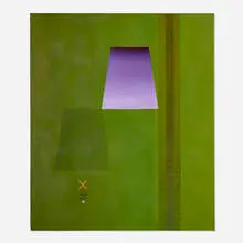 Milner Cajahuaringa, Color Flotante N°15, 1967, oil on linen